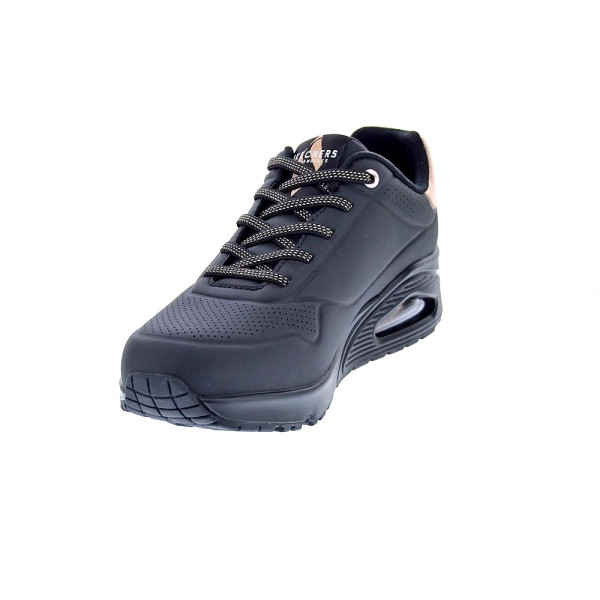 Zapatillas Skechers zapatos Mujer modelo Street Negro Cordón