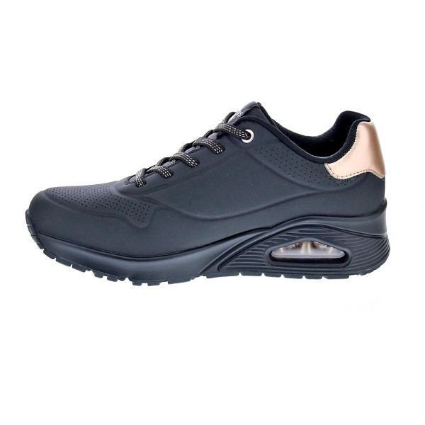 Zapatillas Skechers zapatos Mujer modelo Street Negro Cordón