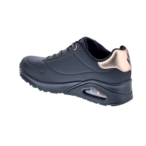 Zapatillas Skechers zapatos Mujer modelo Street Negro Cordón