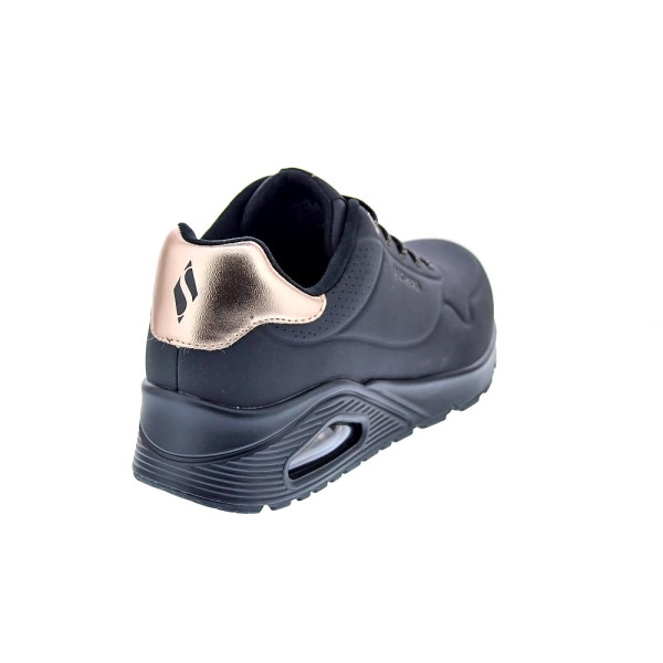 Zapatillas Skechers zapatos Mujer modelo Street Negro Cordón