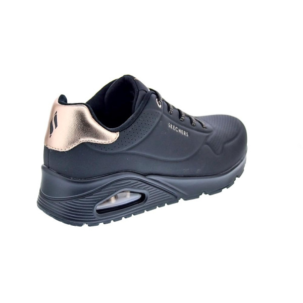 Zapatillas Skechers zapatos Mujer modelo Street Negro Cordón