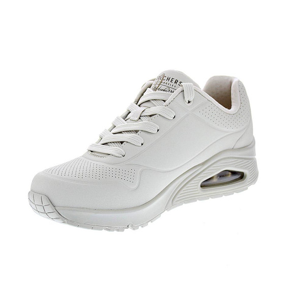 Zapatillas Skechers zapatos Mujer modelo Golden Heart Beige Cordón