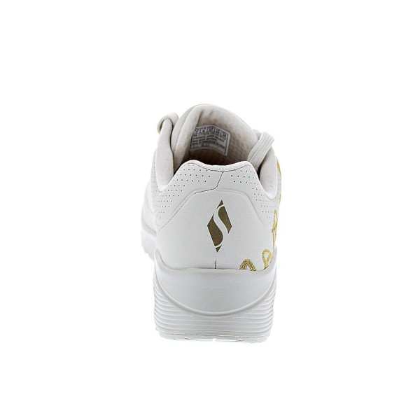 Zapatillas Skechers zapatos Mujer modelo Golden Heart Beige Cordón