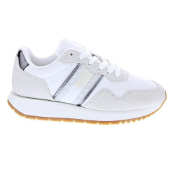 Zapatillas Tommy Hilfiger zapatos Mujer modelo Eva Runner Blanco Cordón