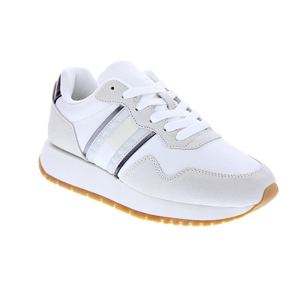 Zapatillas Tommy Hilfiger zapatos Mujer modelo Eva Runner Blanco Cordón