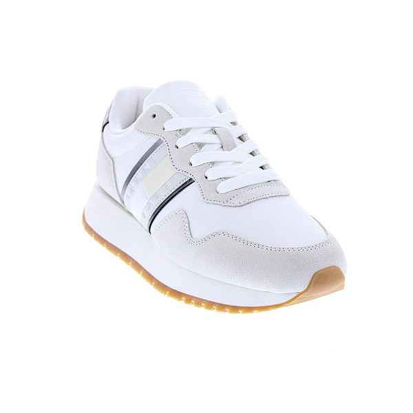 Zapatillas Tommy Hilfiger zapatos Mujer modelo Eva Runner Blanco Cordón
