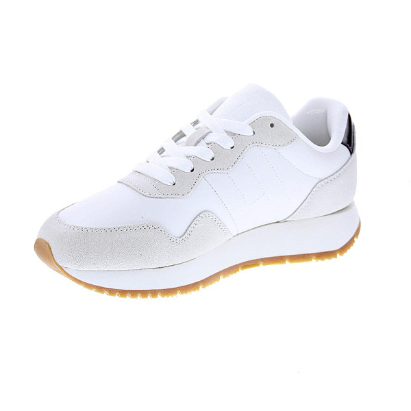 Zapatillas Tommy Hilfiger zapatos Mujer modelo Eva Runner Blanco Cordón