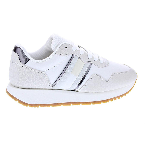 Zapatillas Tommy Hilfiger zapatos Mujer modelo Eva Runner Blanco Cordón