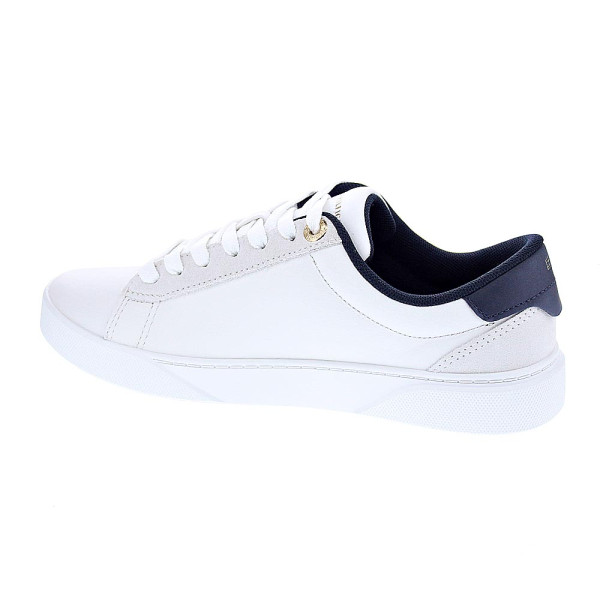 Zapatillas Tommy Hilfiger zapatos Mujer modelo Chic Court Blanco Cordón