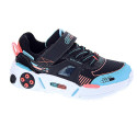 Zapatillas Skechers zapatos Niño modelo Gametronix Negro Velcro