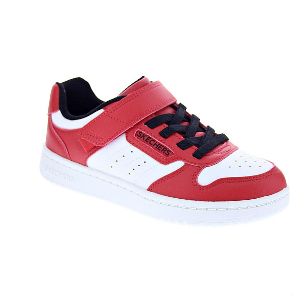 Zapatillas Skechers zapatos Niño modelo Quick Street Rojo Velcro