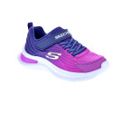 Zapatillas Skechers zapatos Niña modelo Jumpers Azul Velcro