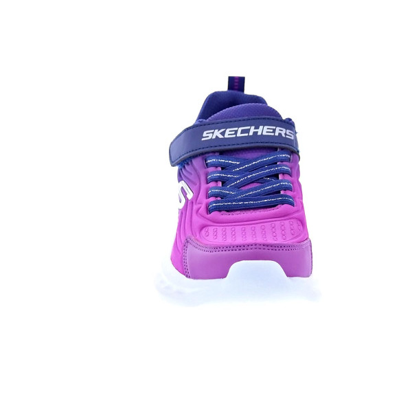 Zapatillas Skechers zapatos Niña modelo Jumpers Azul Velcro