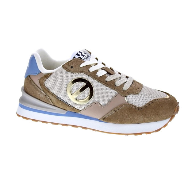 Zapatillas No Name zapatos Mujer modelo Tova Runner Beige Cordón