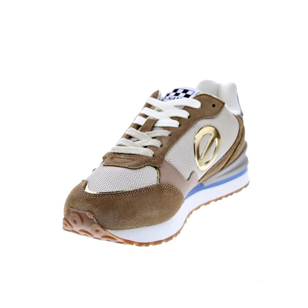Zapatillas No Name zapatos Mujer modelo Tova Runner Beige Cordón
