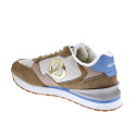 Zapatillas No Name zapatos Mujer modelo Tova Runner Beige Cordón
