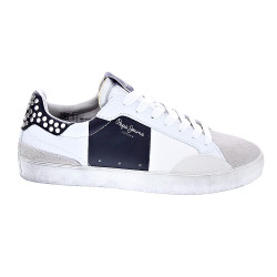 Zapatillas Pepe Jeans zapatos Mujer modelo Lane Glam Blanco Cordón