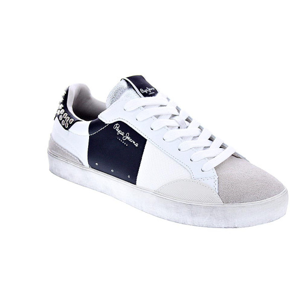 Zapatillas Pepe Jeans zapatos Mujer modelo Lane Glam Blanco Cordón