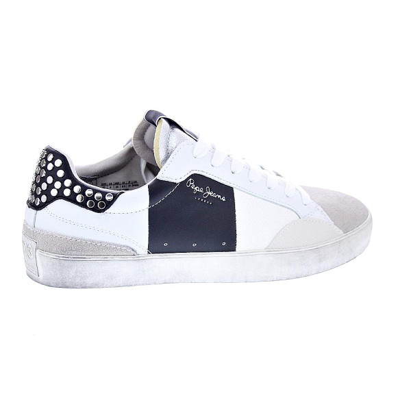 Zapatillas Pepe Jeans zapatos Mujer modelo Lane Glam Blanco Cordón