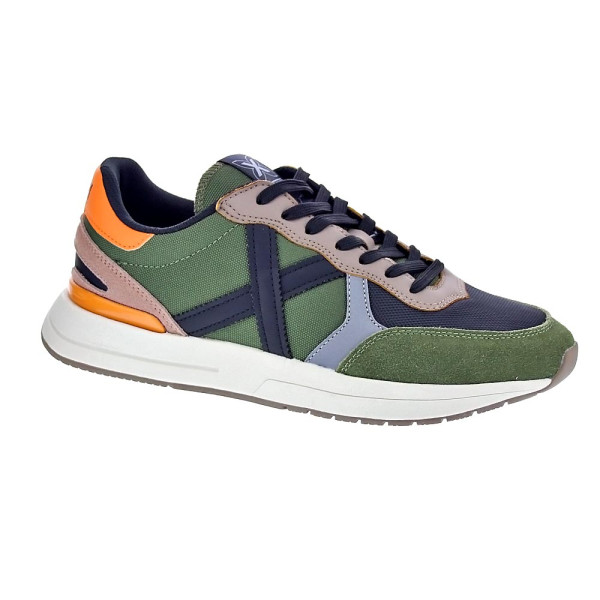 Zapatillas Munich zapatos Hombre modelo Soon 60 Verde Cordón