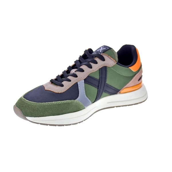 Zapatillas Munich zapatos Hombre modelo Soon 60 Verde Cordón