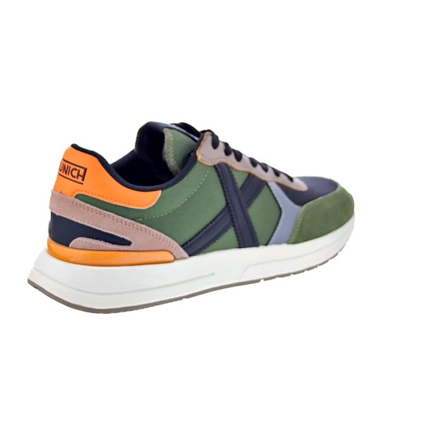 Zapatillas Munich zapatos Hombre modelo Soon 60 Verde Cordón