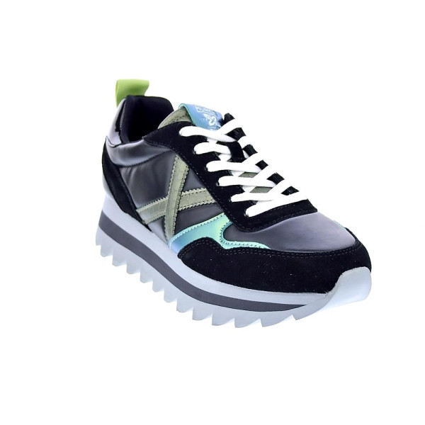 Zapatillas Munich zapatos Mujer modelo Ripple 63 Negro Cordón