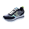 Zapatillas Munich zapatos Mujer modelo Ripple 63 Negro Cordón