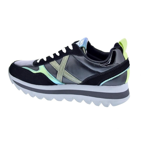 Zapatillas Munich zapatos Mujer modelo Ripple 63 Negro Cordón