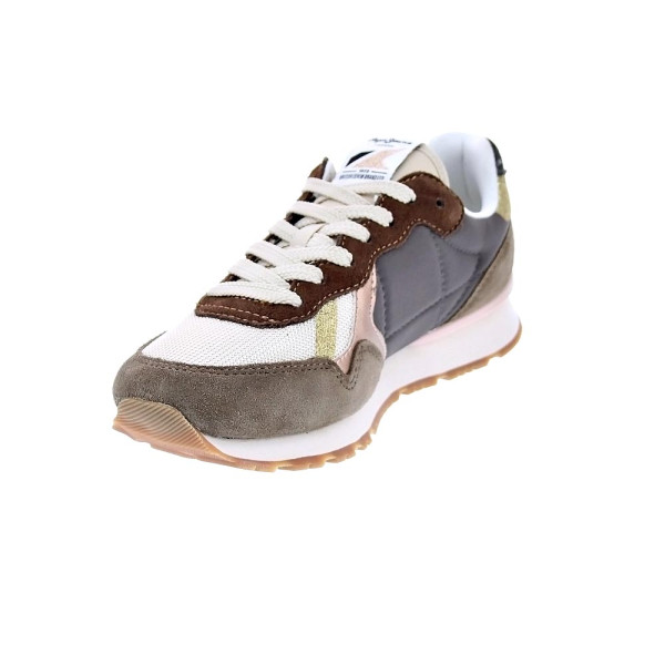Zapatillas Pepe Jeans zapatos Mujer modelo Brit Mix Marrón Cordón