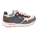 Zapatillas Pepe Jeans zapatos Mujer modelo Brit Mix Marrón Cordón