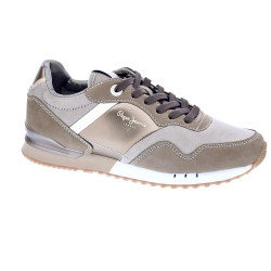 Zapatillas Pepe Jeans zapatos Mujer modelo London Gala Marrón Cordón 2