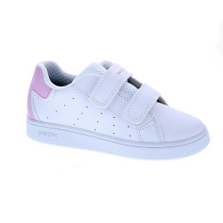 Zapatillas Geox zapatos Niña modelo Eclyper Blanco Velcro 2