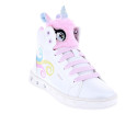 Zapatillas botas Geox zapatos Niña modelo Skylin Blanco Cordón