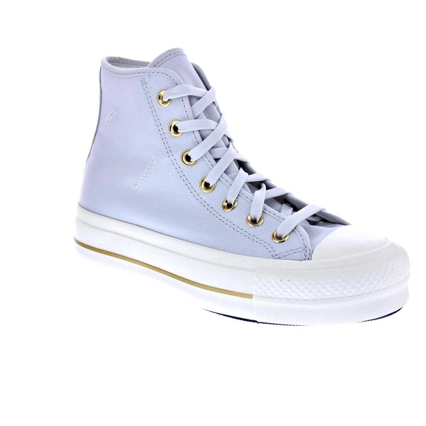 Zapatillas botas Converse zapatos Mujer modelo All Star Lift Gris Cordón