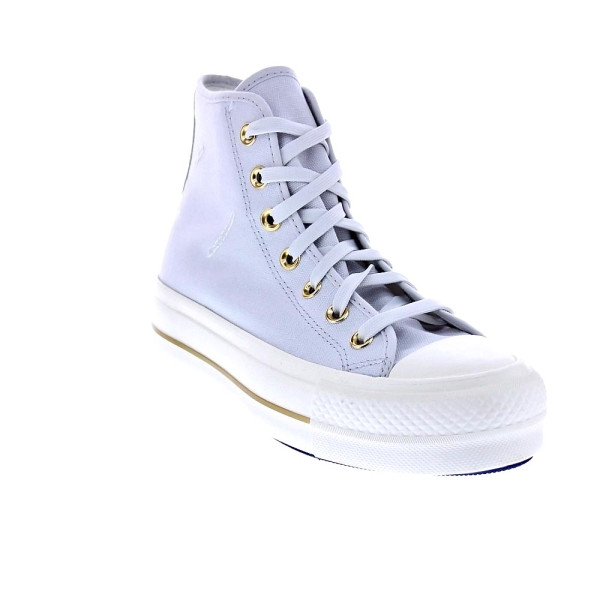 Zapatillas botas Converse zapatos Mujer modelo All Star Lift Gris Cordón