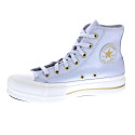 Zapatillas botas Converse zapatos Mujer modelo All Star Lift Gris Cordón