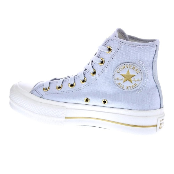 Zapatillas botas Converse zapatos Mujer modelo All Star Lift Gris Cordón