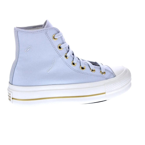 Zapatillas botas Converse zapatos Mujer modelo All Star Lift Gris Cordón