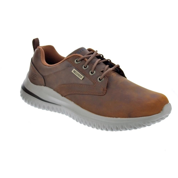 Zapatos Skechers zapatos Hombre modelo Street Wear Marrón Cordón