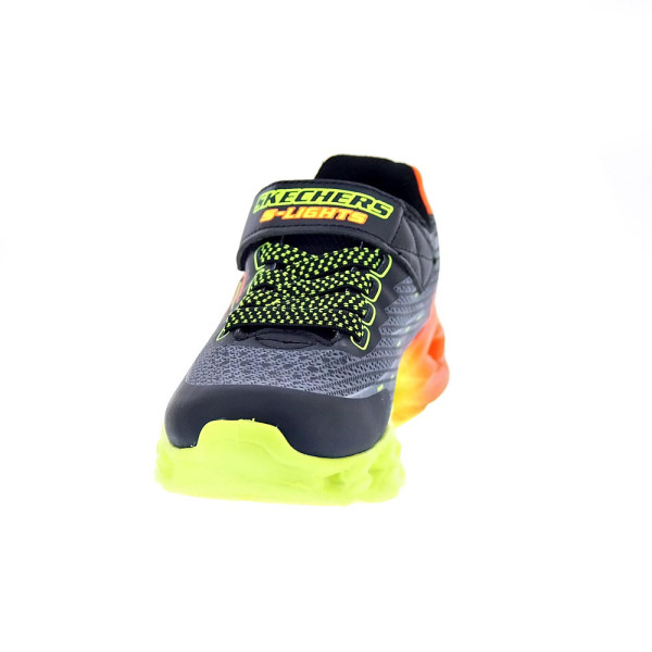 Zapatillas Skechers zapatos Niño modelo Vortex Negro Velcro