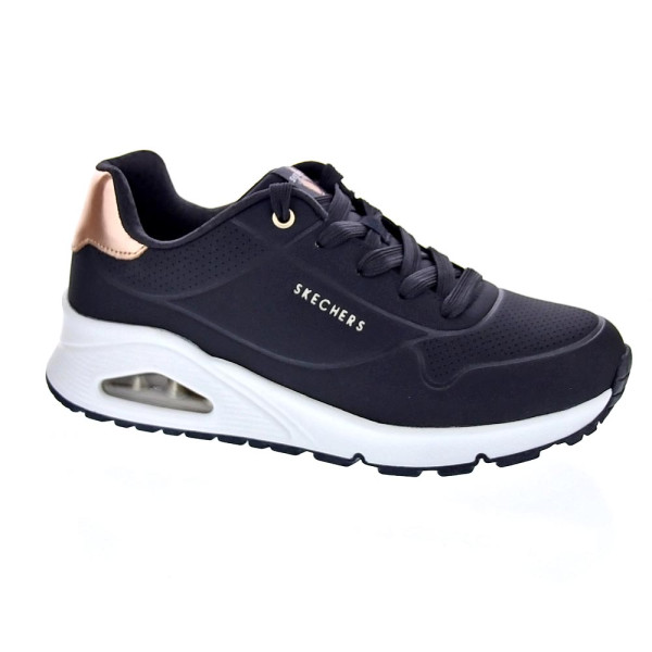 Zapatillas Skechers zapatos Mujer modelo Uno Gen Negro Cordón