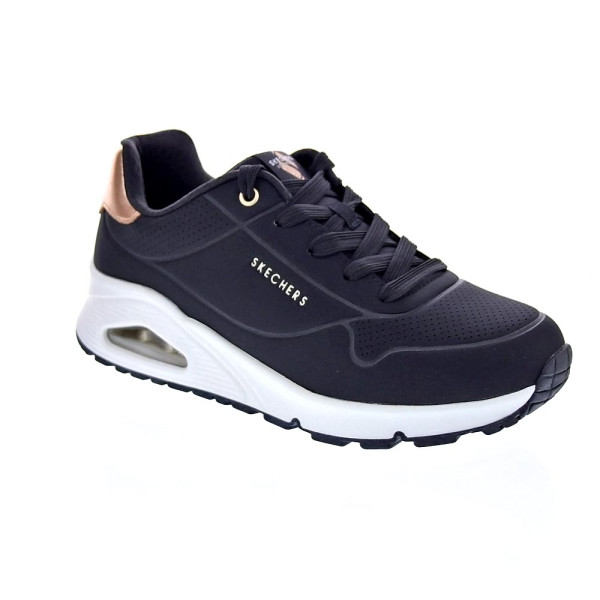 Zapatillas Skechers zapatos Mujer modelo Uno Gen Negro Cordón