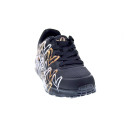 Zapatillas Skechers zapatos Niña modelo Uno Lite Negro Cordón