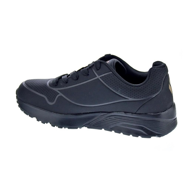 Zapatillas Skechers zapatos Niña modelo Uno Lite Negro Cordón