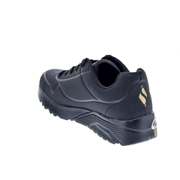 Zapatillas Skechers zapatos Niña modelo Uno Lite Negro Cordón