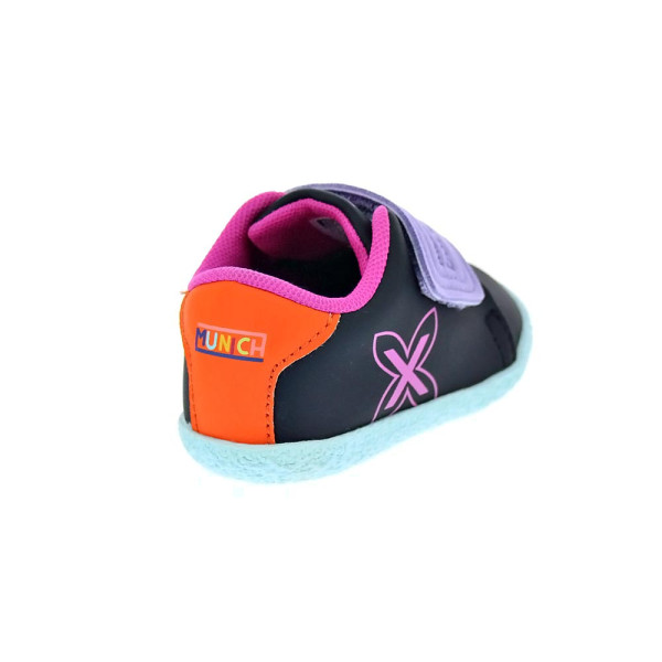 Zapatillas Munich zapatos Niño modelo Baby Paulo 09 Negro Velcro