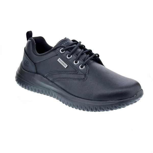 Zapatillas Skechers zapatos Hombre modelo Street Wear Negro Cordón