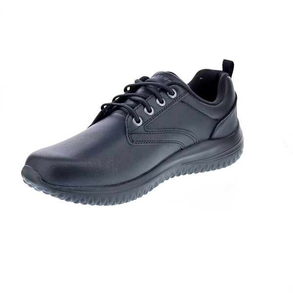 Zapatillas Skechers zapatos Hombre modelo Street Wear Negro Cordón