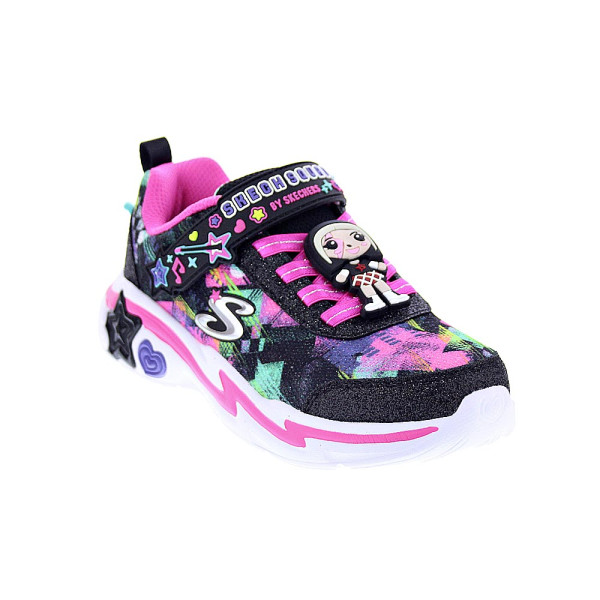 Zapatillas Skechers zapatos Niña modelo Snuggle Sneaks Negro Velcro